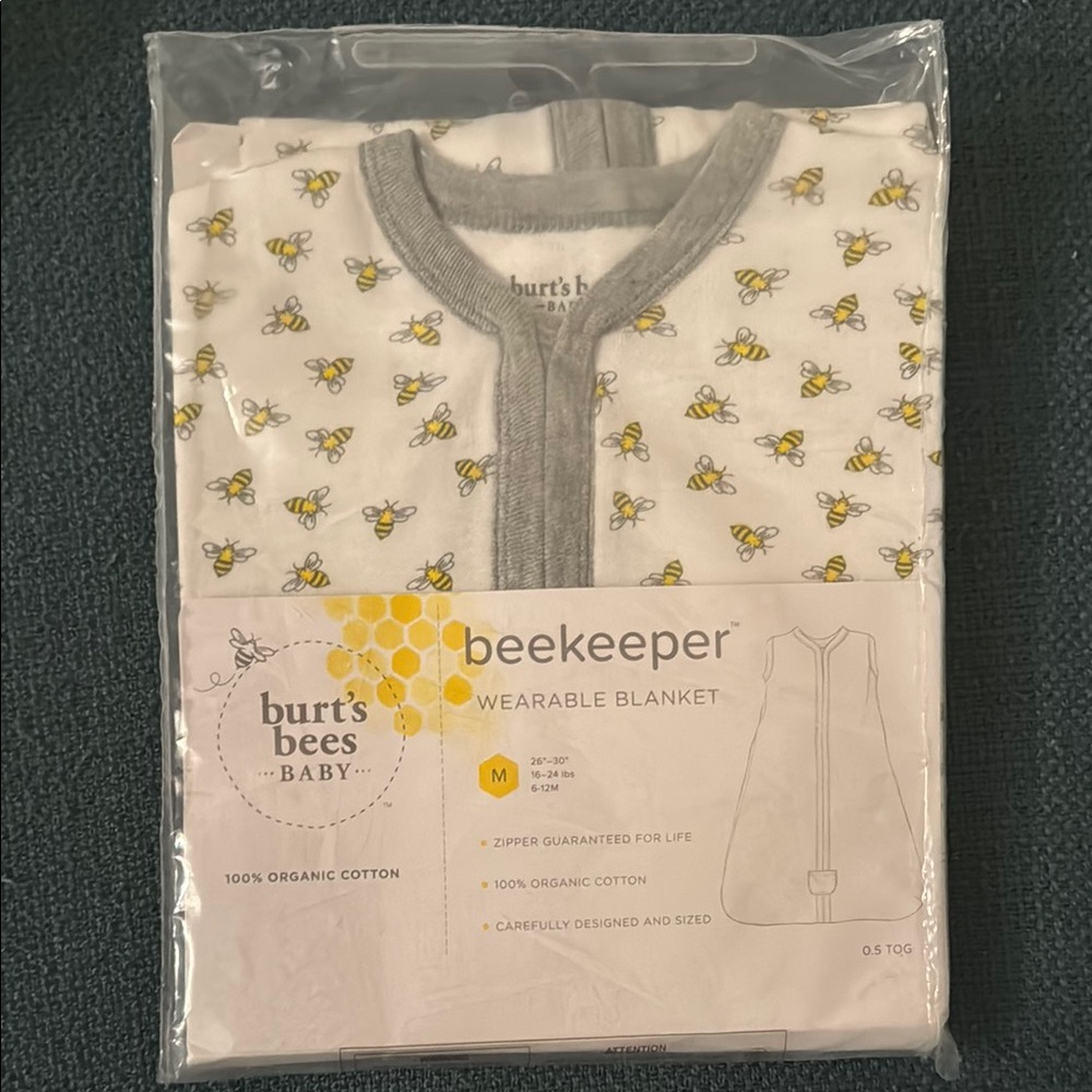 Burt's Bees Baby Wearable Blanket - Bee Print